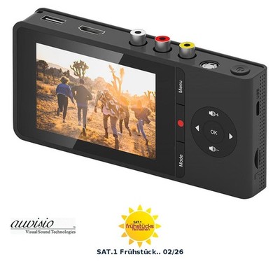 auvisio Video-Rekorder für analoge Quellen, 3,5'' / 8,9 cm Farbdisplay, 60fps