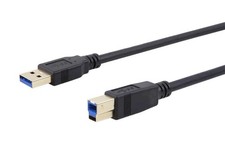 Monoprice USB 3.0 Type-A to Type-B Cable - 6 Feet - Black