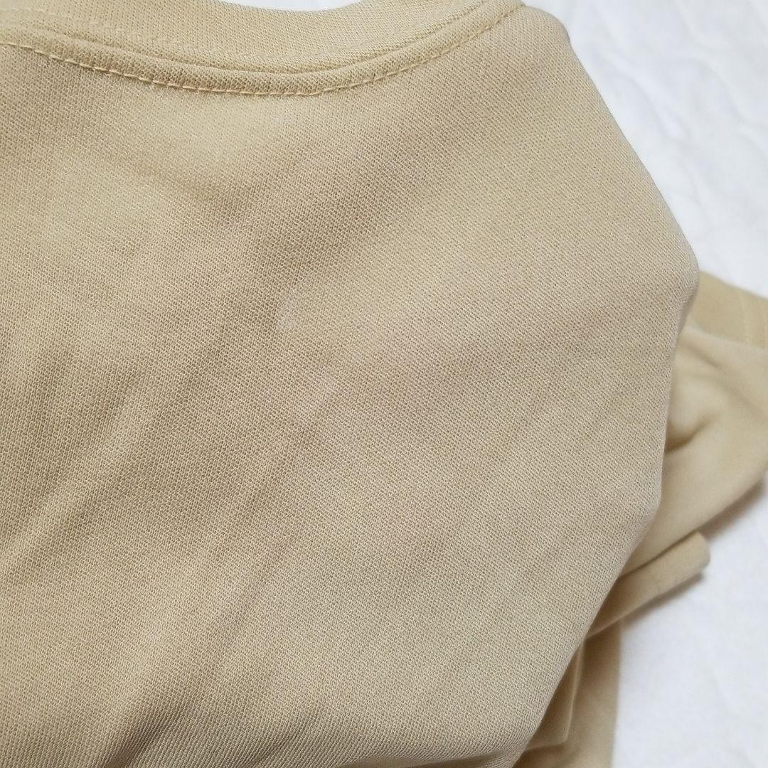 Autentica T shirt Yves Saint Laurent manica corta beige chiaro taglia M donna