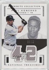 2016 Panini National Treasures 42 Tribute Jerseys 83/99 Paul Konerko #42-PK p1b