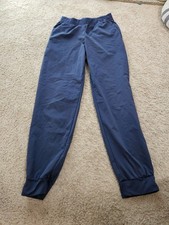 Uniqlo Dry-EX Men's Navy Jogger Pants S Recycled Polyester Stretch Activewear