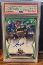 2023 Bowman Draft Chrome Prospect Auto  Jay Beshears Green Lava Refractor /99 