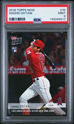 2018 Topps Now 32 Shohei Ohtani