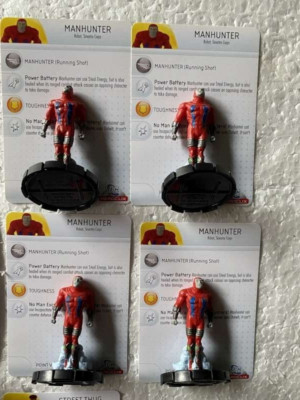 DC HeroClix Arkham Asylum MANHUNTER 002 x 4 Figuren Generic Set