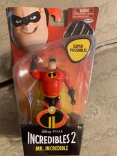 Incredibles 2 Disney Pixar Mr. Incredible Super Poseable Action Figure New 