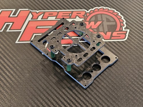 Castle XLX2 8s High Power 4s 40mm RC Cooling Fan Mount Carbon Fiber ARRMA LOSI - Picture 4 of 5