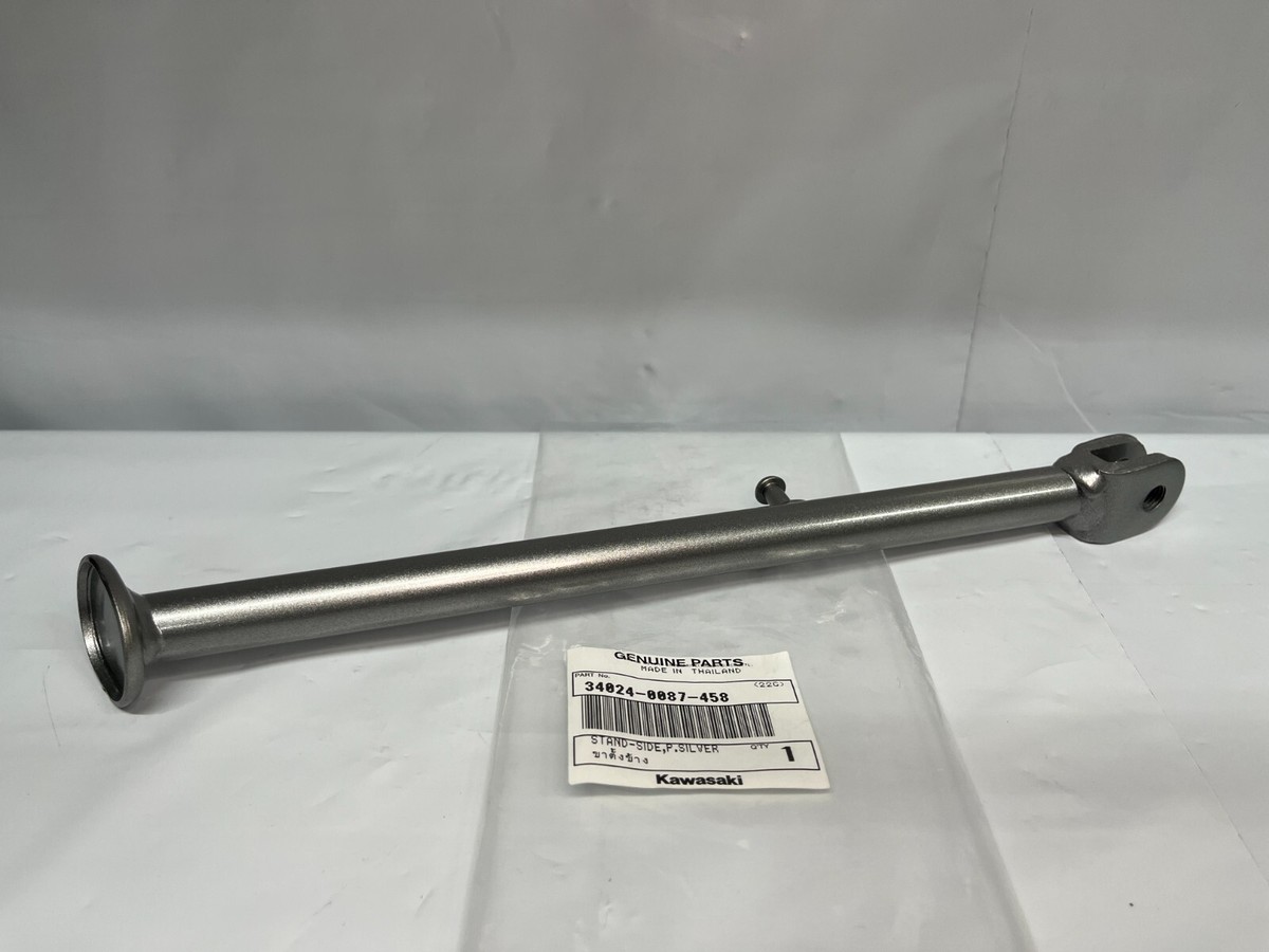 Kawasaki OEM Part 34024-0087-458 P.silver Side Stand for
