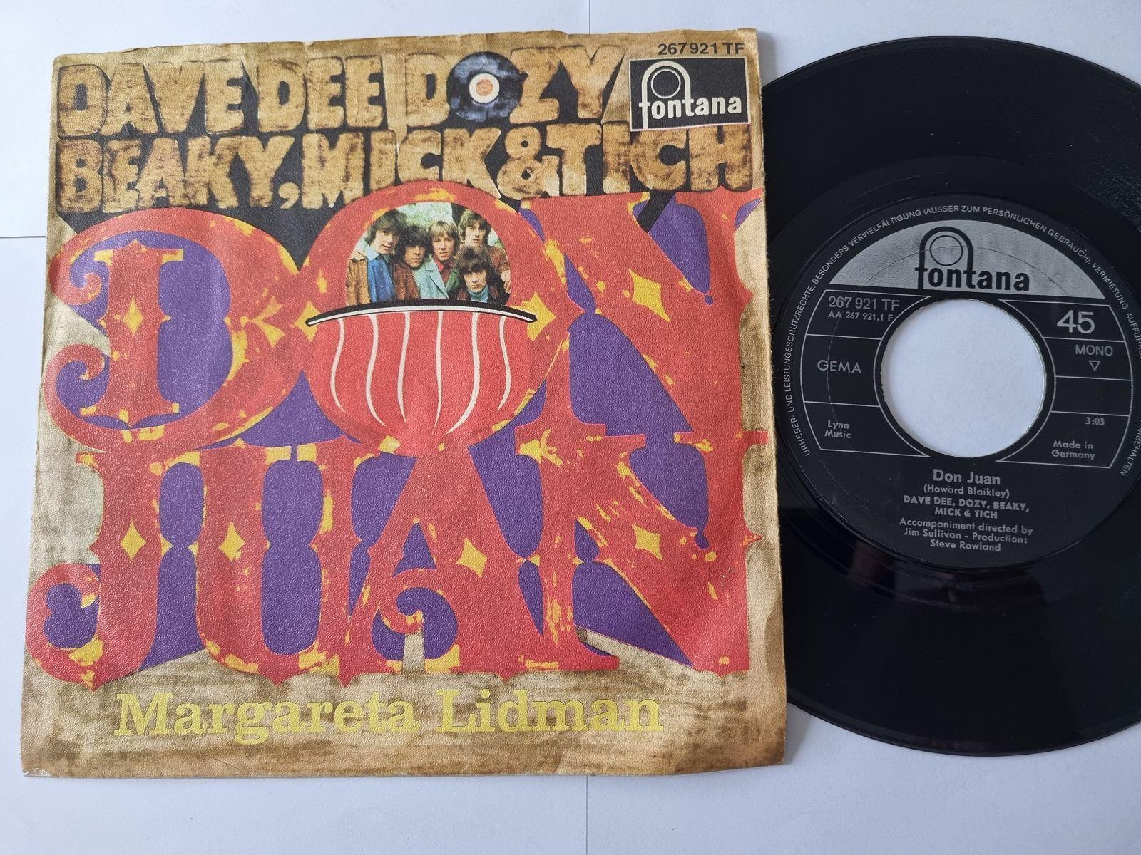 7"" Single Dave Dee, Dozy, Beaky, Mick & Tich - Don Juan Vinyl Germany