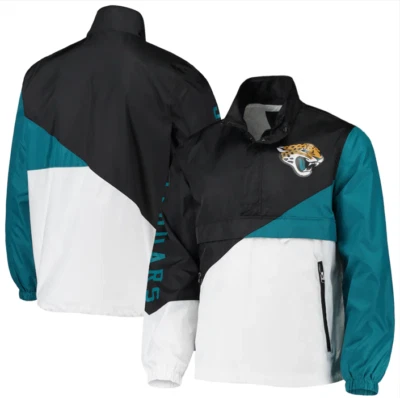 Jacksonville Jaguars NFL G-III Men's Quarter-Zip Snap Up Windbreaker