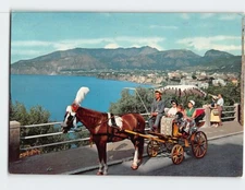 Postcard To Capodimonte in Carrozzella Sorrento Italy