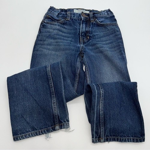 Cherokee Unisex Straight Fit Medium Wash Mildly Distressed Denim Jeans Size 8 - Picture 7 of 15