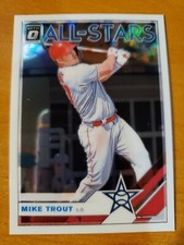 2019 Panini Optic All-Stars Mike Trout Base Card #100 