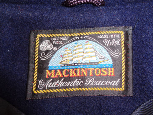 $965 Mackintosh 100% Pure Wool Peacoat Coat Womens