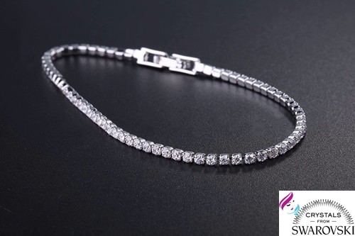 Bracciale-tennis-da-uomo-o-donna-rodiato-oro-bianco-18-kt-e-Swarovski