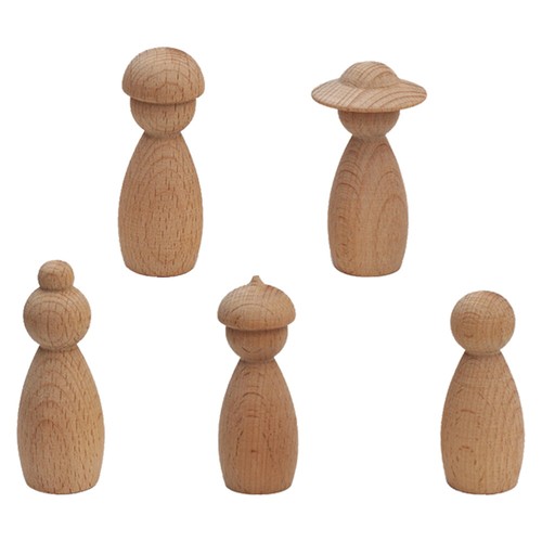 5 Pcs Doll Suit Puppet Toy Decor Craft