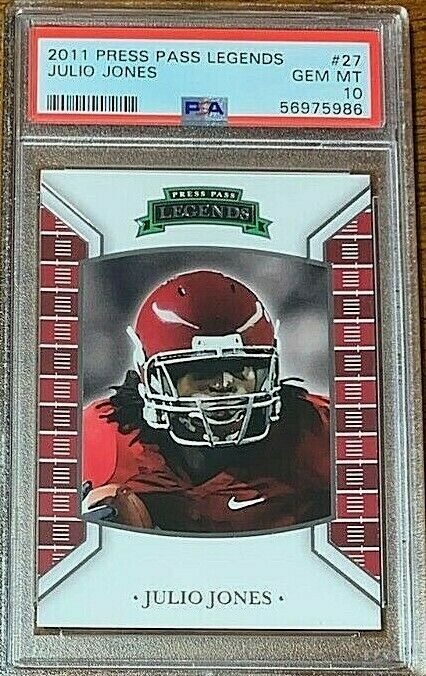 Julio Jones Press Pass Legends #27 Base