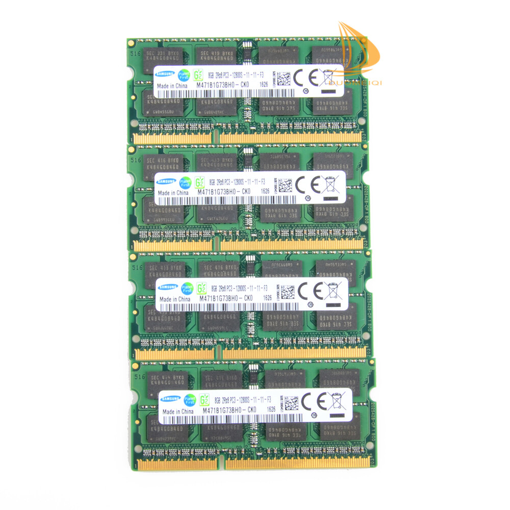 32GB kit Samsung DDR3 RAM 4x 8GB 1600MHz PC3-12800S 204PIN SODIMM