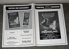 THE CHANGELING original 1980 movie pressbook GEORGE C. SCOTT