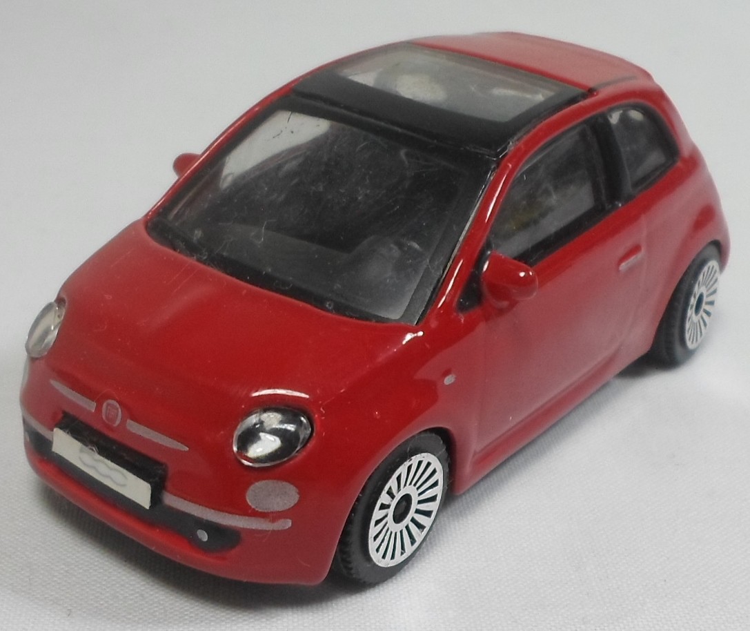 BURAGO VTG RED FIAT 500 1/43 1:43 DIE-CAST TOY CAR | eBay
