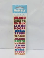 Prismatic Alphabet Stickers by Hambly Studios Collectible Colorful Letters BIN74