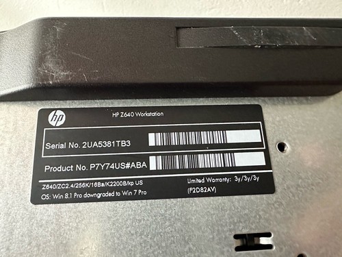 HP Workstation Z640 Xeon E5-2620V3 2.4 GHz 16GB RAM 256 SSD 1TB HDD NVIDIA K2200 - Afbeelding 12 van 12