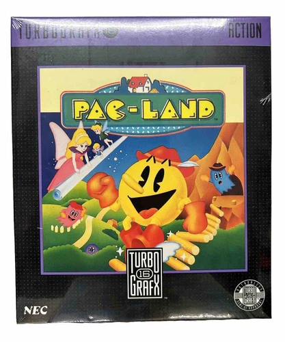 PAC-LAND - TurboGrafx 16 Namco Arcade PC Engine Duo Express **NEW & SEALED**