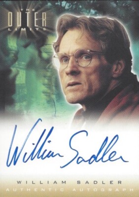 OUTER LIMITS SEX CYBORGS & SCIENCE FICTION - AUTOGRAMM A14 WILLIAM SADLER