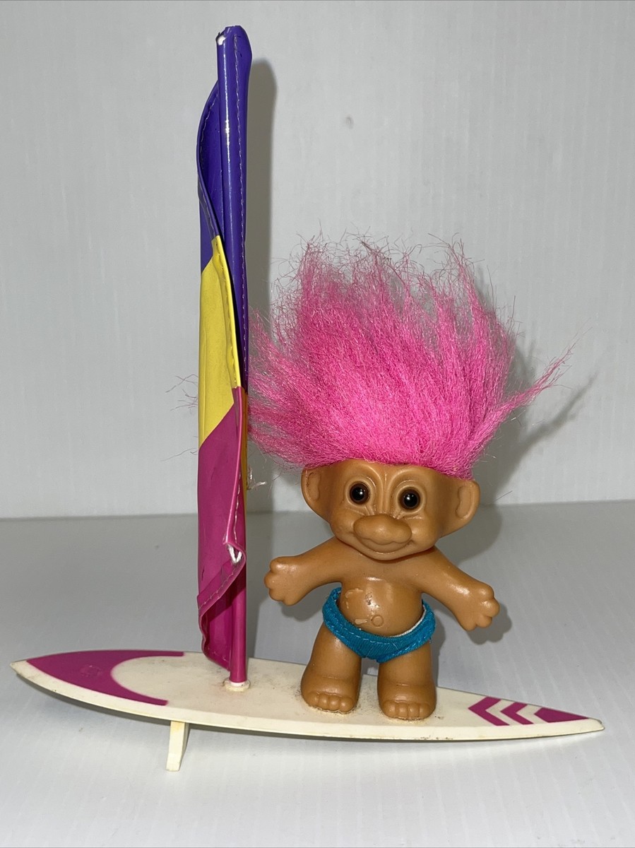 Troll Doll Wind Surfer Surf Board Russ Pink Hair 18353 PARTS ONLY
