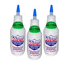 LUCAS OIL 10008 POWER STEERING STOP LEAK 12 OUNCE Pack of 3