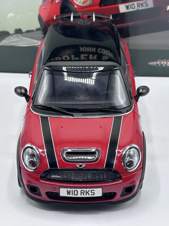 1/18 KYOSHO Mini Cooper S Red (JCW) John Cooper Works Tuning Rare - Image 2 of 4