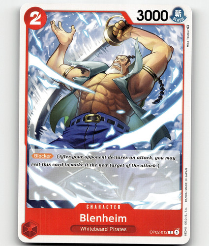Zephyr (Alt Art) OP02-072 L Paramount War OPCG MINT TCG/JAPANESE