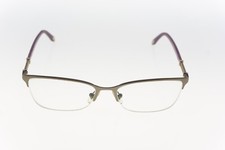 Women's Eyeglass Frames TIFFANY CO Pewter 1/2 Frame with MOP Bows 53/17/140