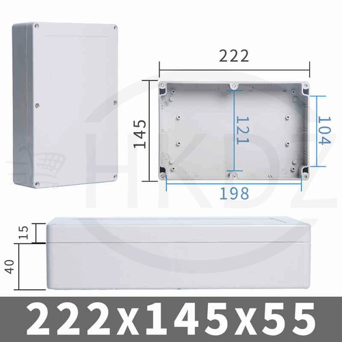 IP63 Waterproof Junction Box Enclosure Terminal Electric Cable Connector Outdoor - Picture 40 of 115