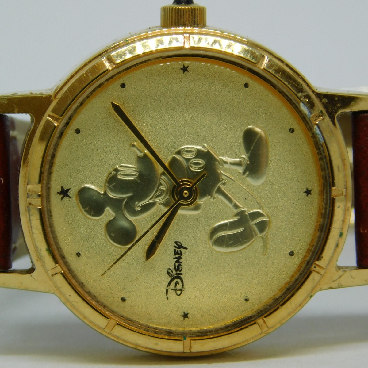 Disney Genuine Leather Quartz Analog Women