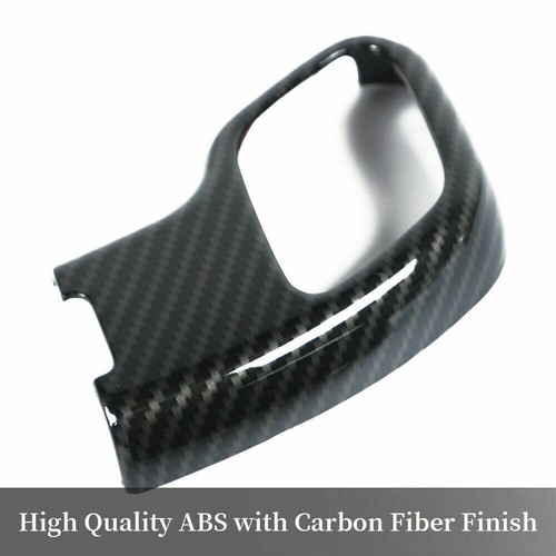 Carbon Fiber Gear Shift Knob Cover Stick Shifter Cap Cover for 2015+ Ford F-150 - Picture 10 of 12