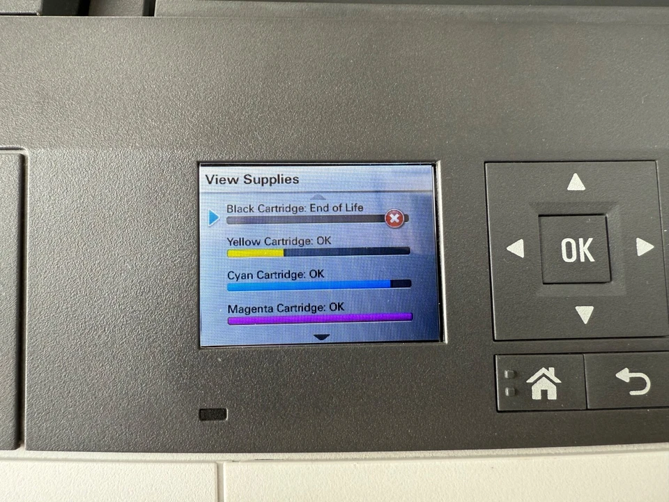 Lexmark CS410dn A4 Colour Laser Printer - needs new black toner & developer unit - Image 2 of 2