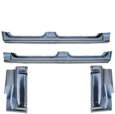 Ford 2004-2008 F-150 Crew Cab OEM Type Full Rocker Panels & Cab Corners KIT 4PC