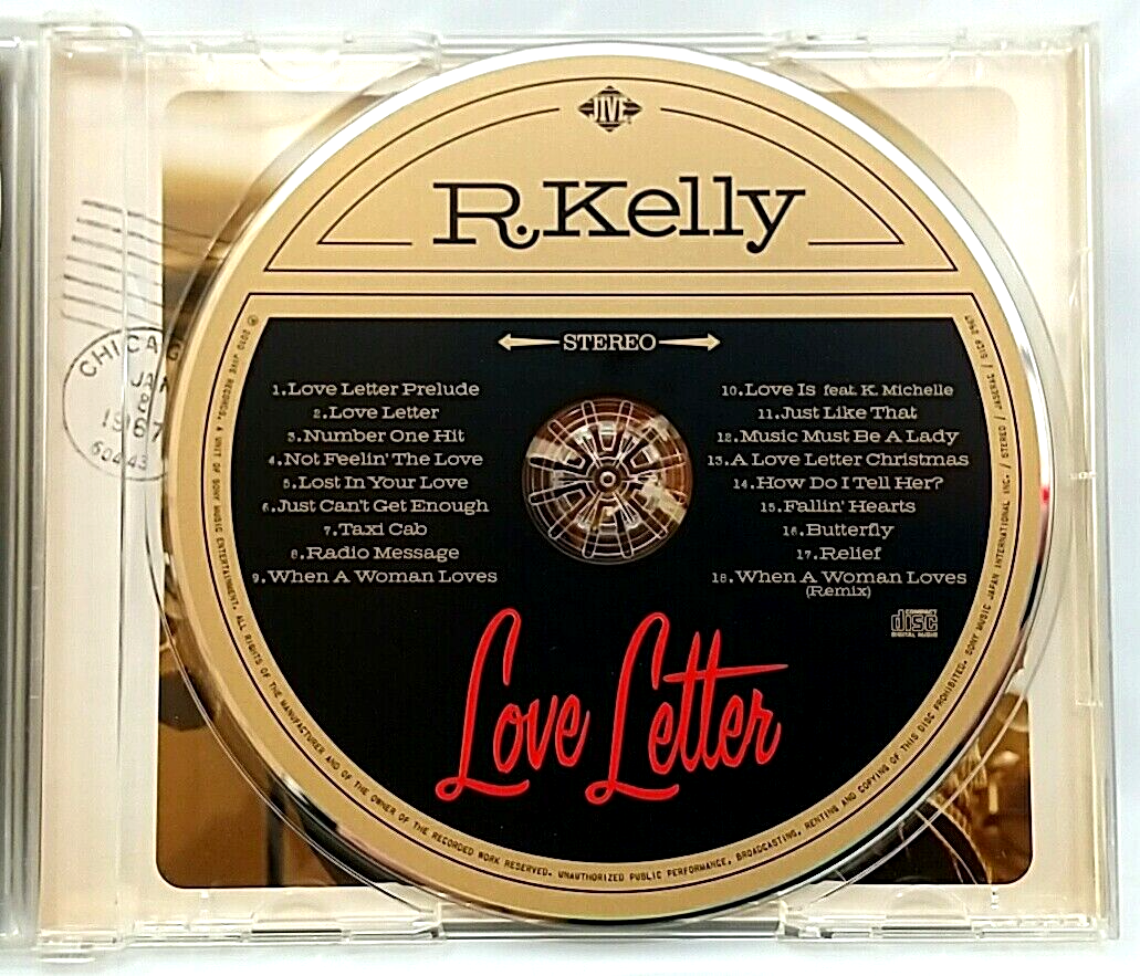CD) R. Kelly – Love Letter, SICP 2967, Album, 5 Bonus Track, NM