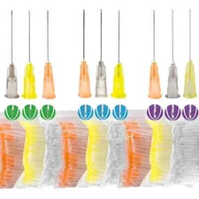 100pcs/Pack Dental Disposable Endo Irrigation Needle Syringe Tips 25GA/27G/30GA