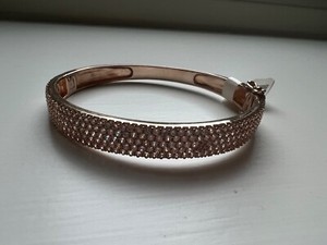 Authentic Pink gold plated crystal bangle purchased from a boutique