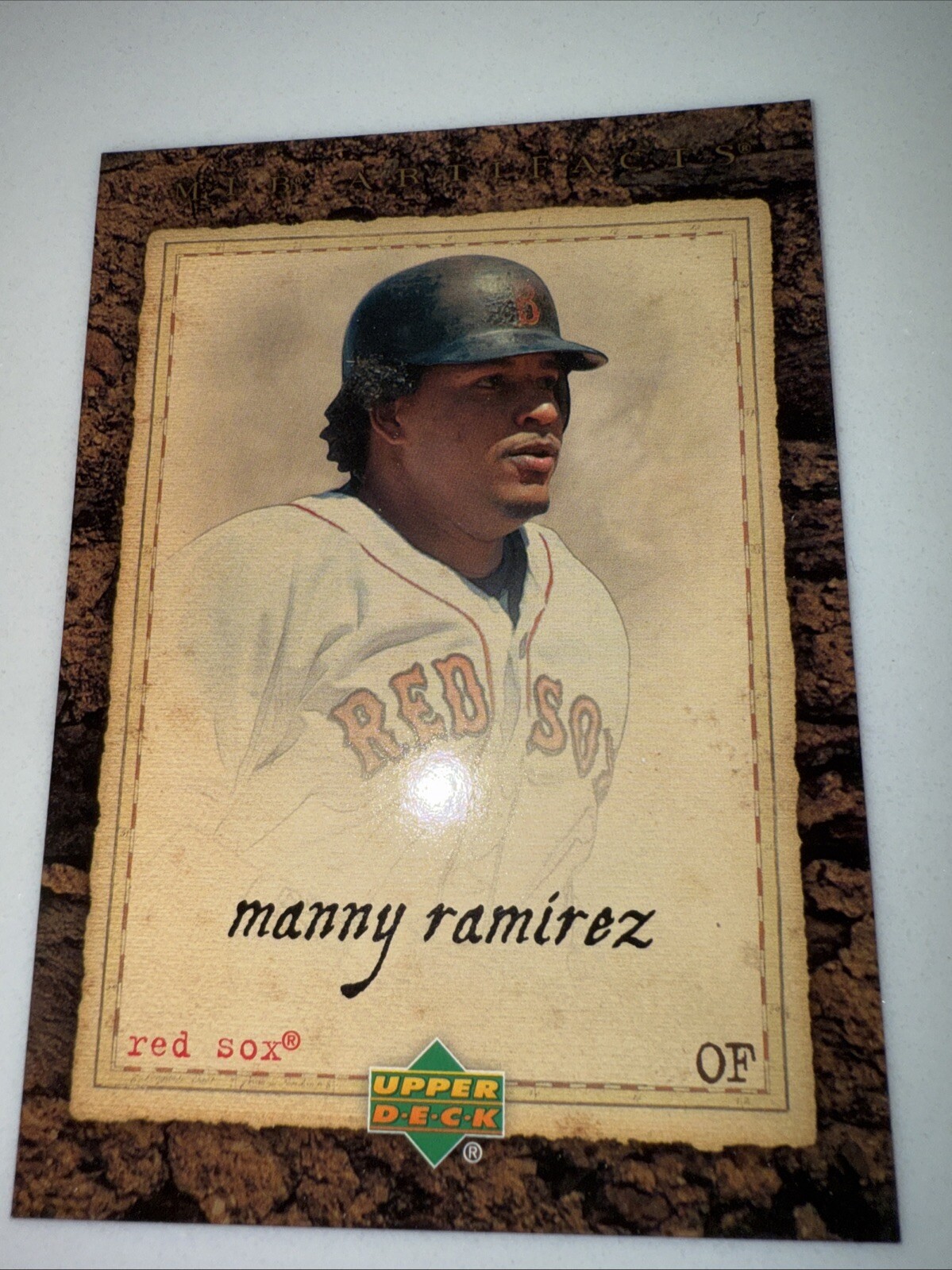 MANNY RAMIREZ RED SOX 2007 UPPER DECK ARTIFACTS  BASEBALL CARD #3