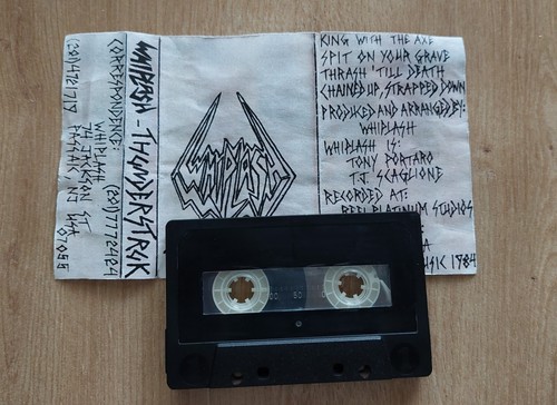 Whiplash - Thunderstuck Demo 1984, Demo Thrash Metal, Megadeth, Anthrax, Sadus - Bild 2 von 4