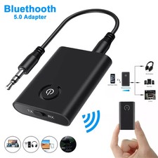Receiver Adapter Transmitter Wireless 5.0 Bluetooth Audio 3.5mm 2 in 1 Jack