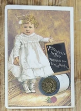 Victorian Trade Card Willimantic The Best Thread
