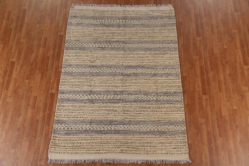 Tribal Geometric Handmade Moroccan Oriental Area Rug 6x8 Room Size Carpet - Picture 14 of 18