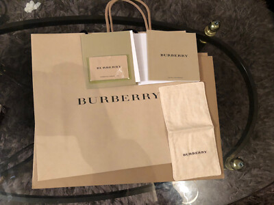 burberry Small Dust Bag Plus Warranty Card Plus Book Plus Gift