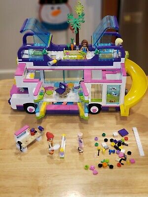 Lego Friends 41395 Friendship Bus 90% complete Manual Box | eBay