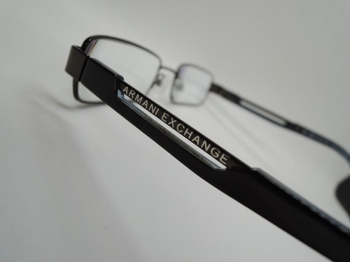 ARMANI EXCHANGE AX122 Vintage Rectangle Black Dark Green Flex Fashion Eyeglasses - Picture 6 of 14