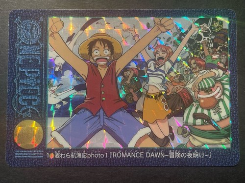 One Piece Carddass Visual Adventure Card Vol 1 Holo ROMANCE DAWN