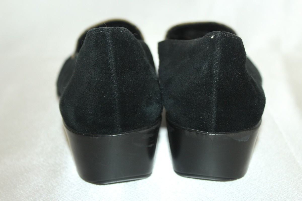 Aerosoles エアロソールズ　ローファー　未使用　サイズUS6.5 AEROSOLES Black Suede Leather Calf Hair FINAL EXAM Slip On